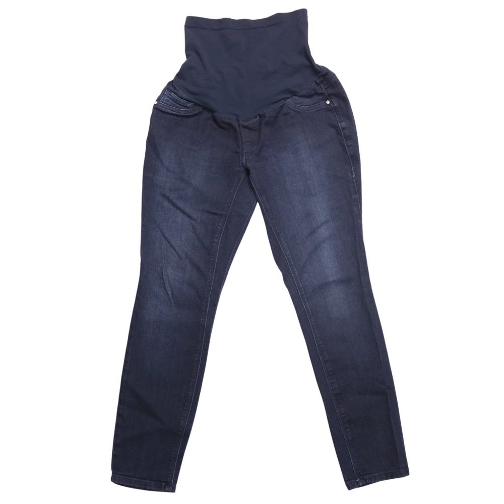 Fade to Blue Denim Maternity Jeans Skinny Stretch